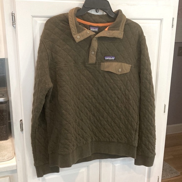 *Great Condition* Patagonia Quilted Pullover - Olive Green - Picture 2 of 8